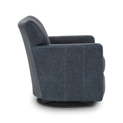 Caroly Swivel Glide Barrel Chair- Custom - Chapin Furniture
