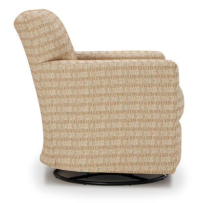 Caroly Swivel Glide Barrel Chair- Custom - Chapin Furniture
