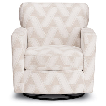 Caroly Swivel Glide Barrel Chair- Custom - Chapin Furniture