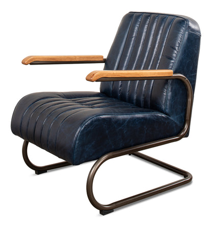 Bel-Air Arm Chair- Blue - Chapin Furniture
