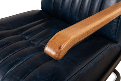 Bel-Air Arm Chair- Blue - Chapin Furniture