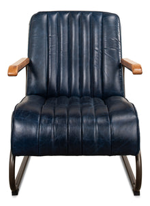 Bel-Air Arm Chair- Blue - Chapin Furniture