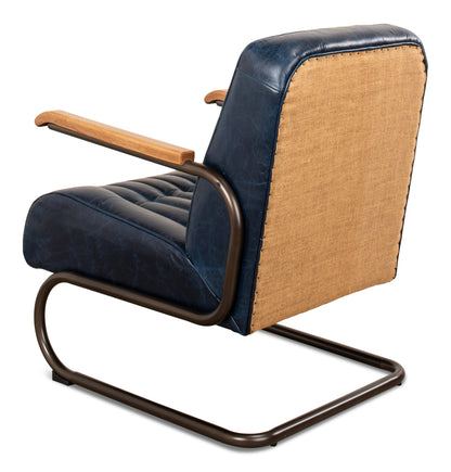 Bel-Air Arm Chair- Blue - Chapin Furniture