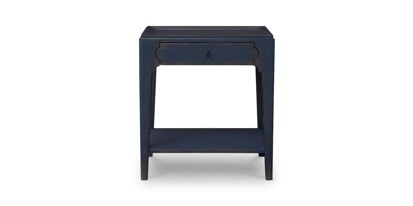 Mayfair Bedside Table- Adriatic Blue - Chapin Furniture