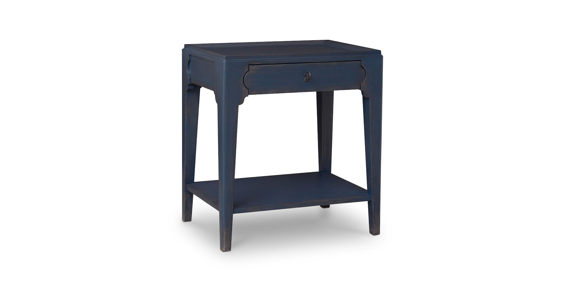 Mayfair Bedside Table- Adriatic Blue - Chapin Furniture