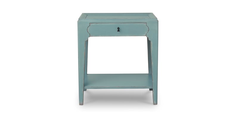 Mayfair Bedside Table- Lagoon - Chapin Furniture
