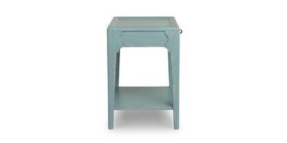 Mayfair Bedside Table- Lagoon - Chapin Furniture
