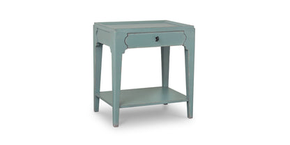 Mayfair Bedside Table- Lagoon - Chapin Furniture