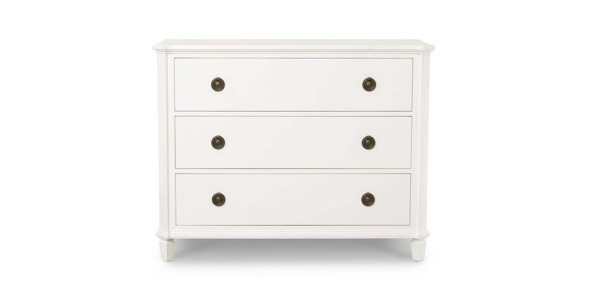 Trafford Accent Chest- Porcelain White - Chapin Furniture