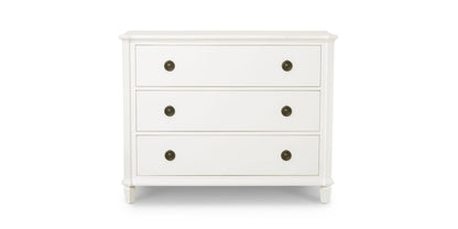 Trafford Accent Chest- Porcelain White - Chapin Furniture