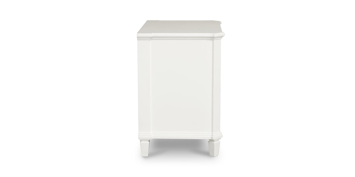 Trafford Nightstand- Porcelain White - Chapin Furniture
