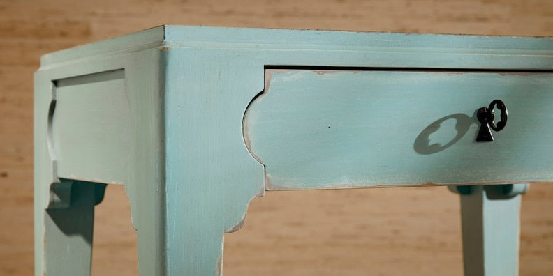 Mayfair Bedside Table- Lagoon - Chapin Furniture