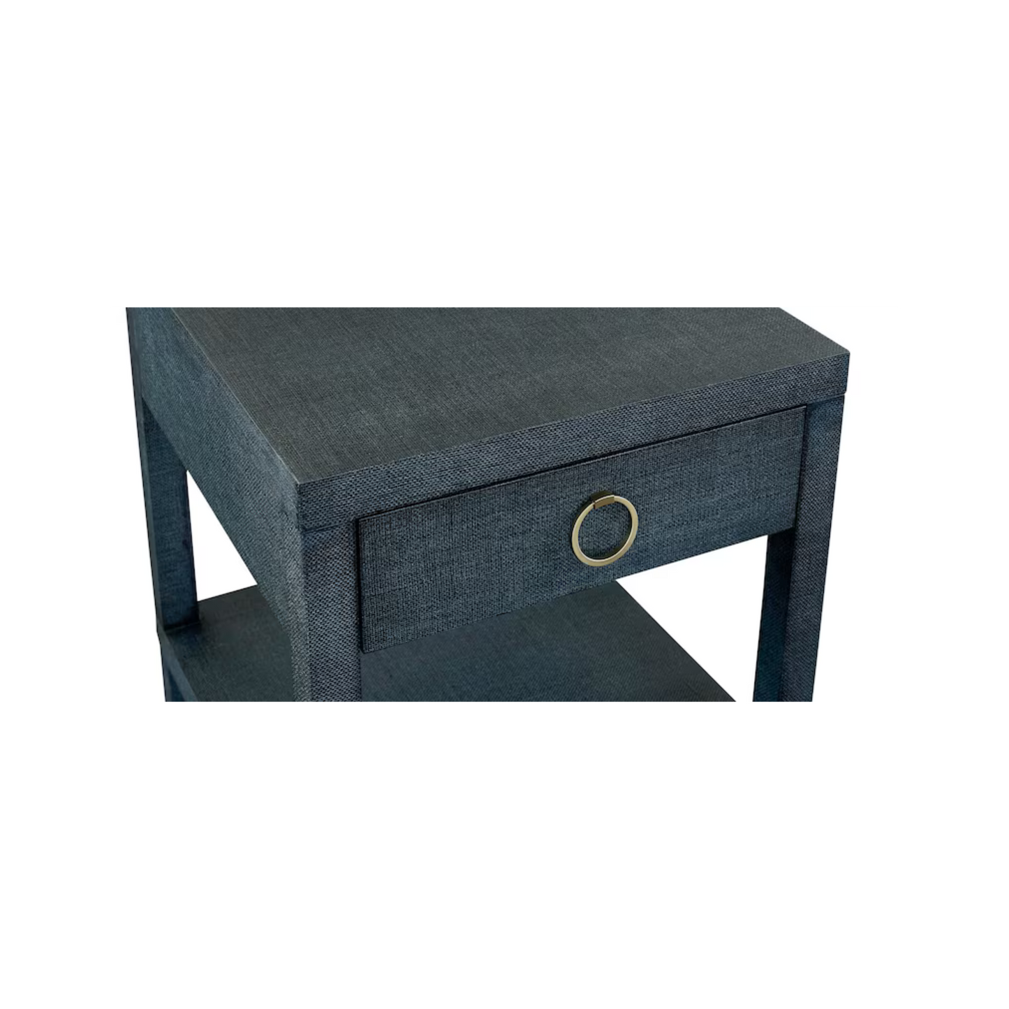 Ventura Raffia End Table - Pacific Blue - Chapin Furniture