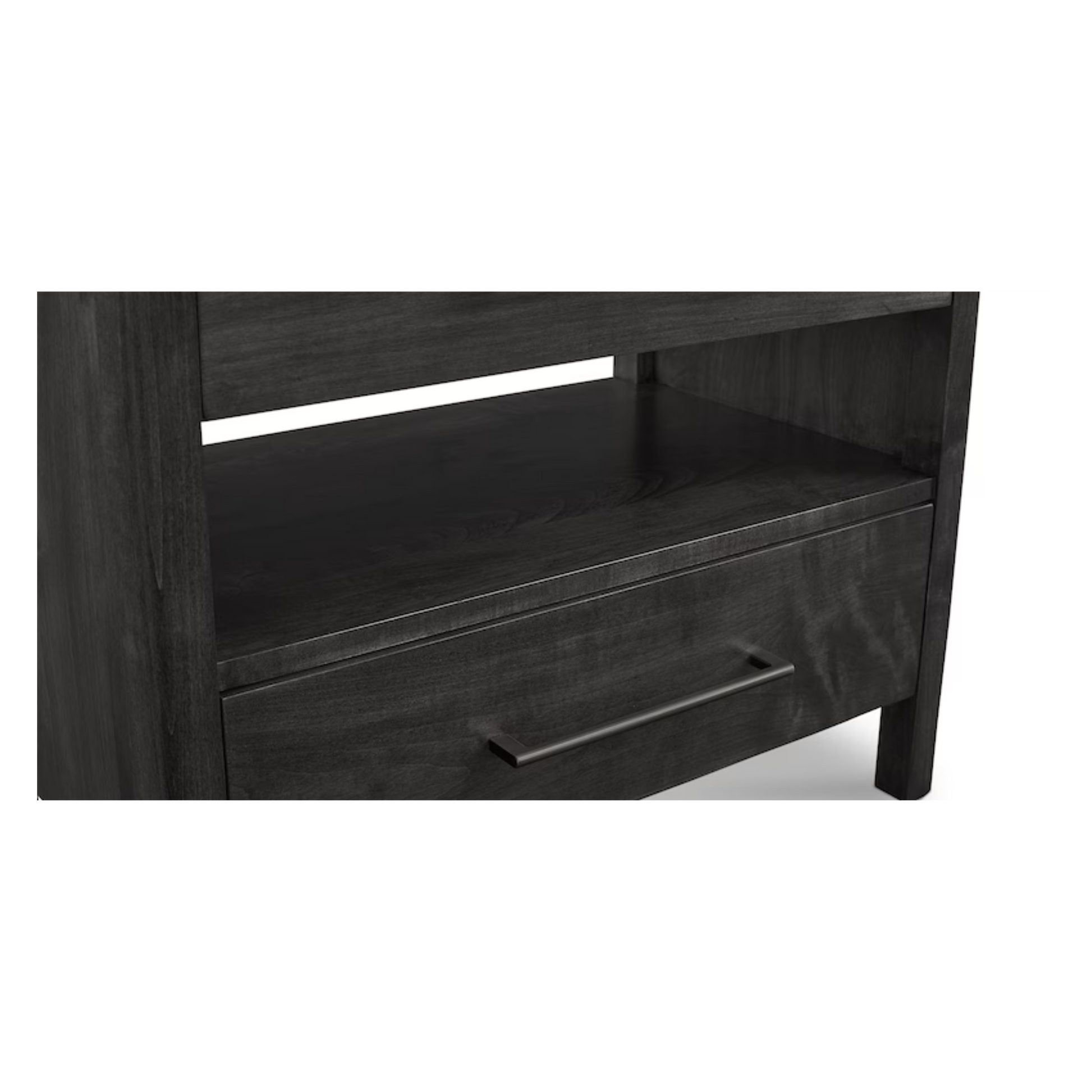 Benchmade Parkway Nightstand - Cinder - Chapin Furniture