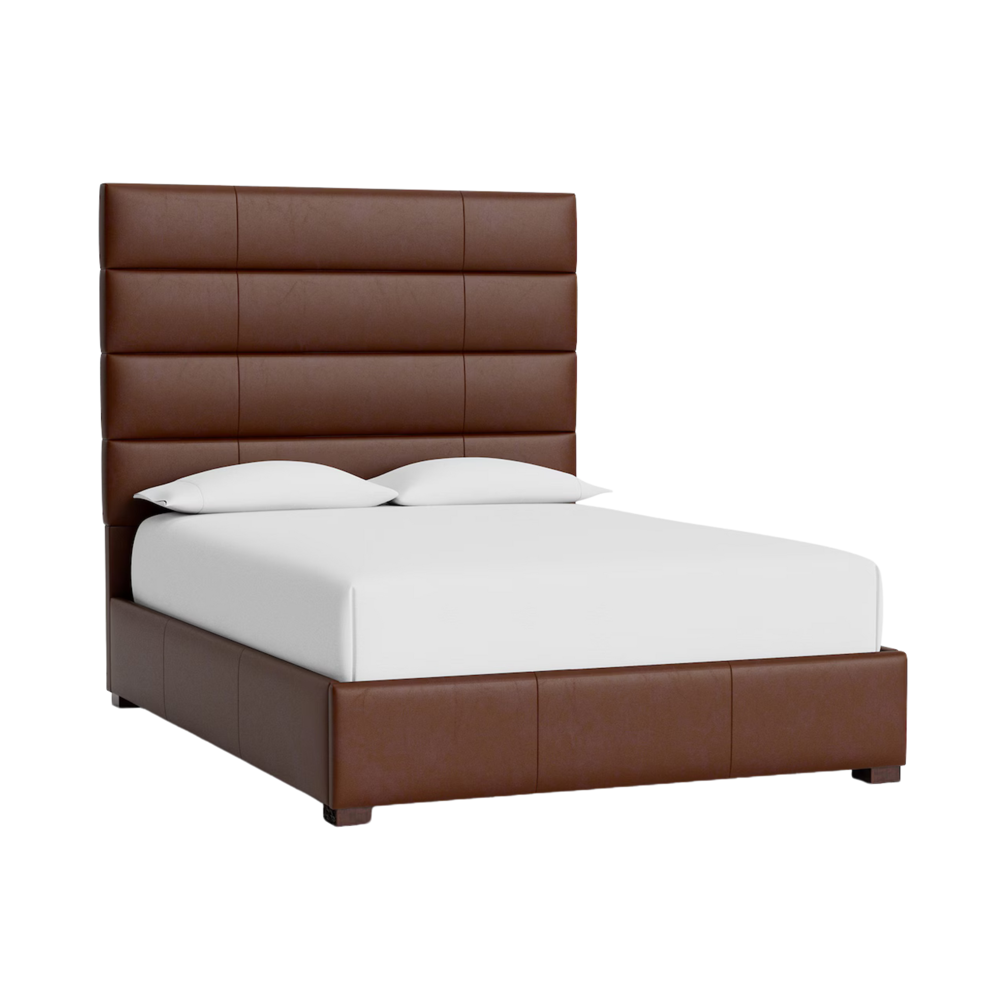 Parkton Leather Upholstered Bed - Custom - Chapin Furniture