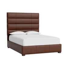 Parkton Leather Upholstered Bed - Custom - Chapin Furniture