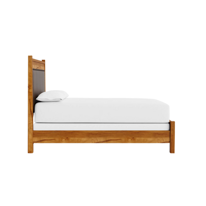 Benchmade Heritage Leather Upholstered Bed - Custom - Chapin Furniture