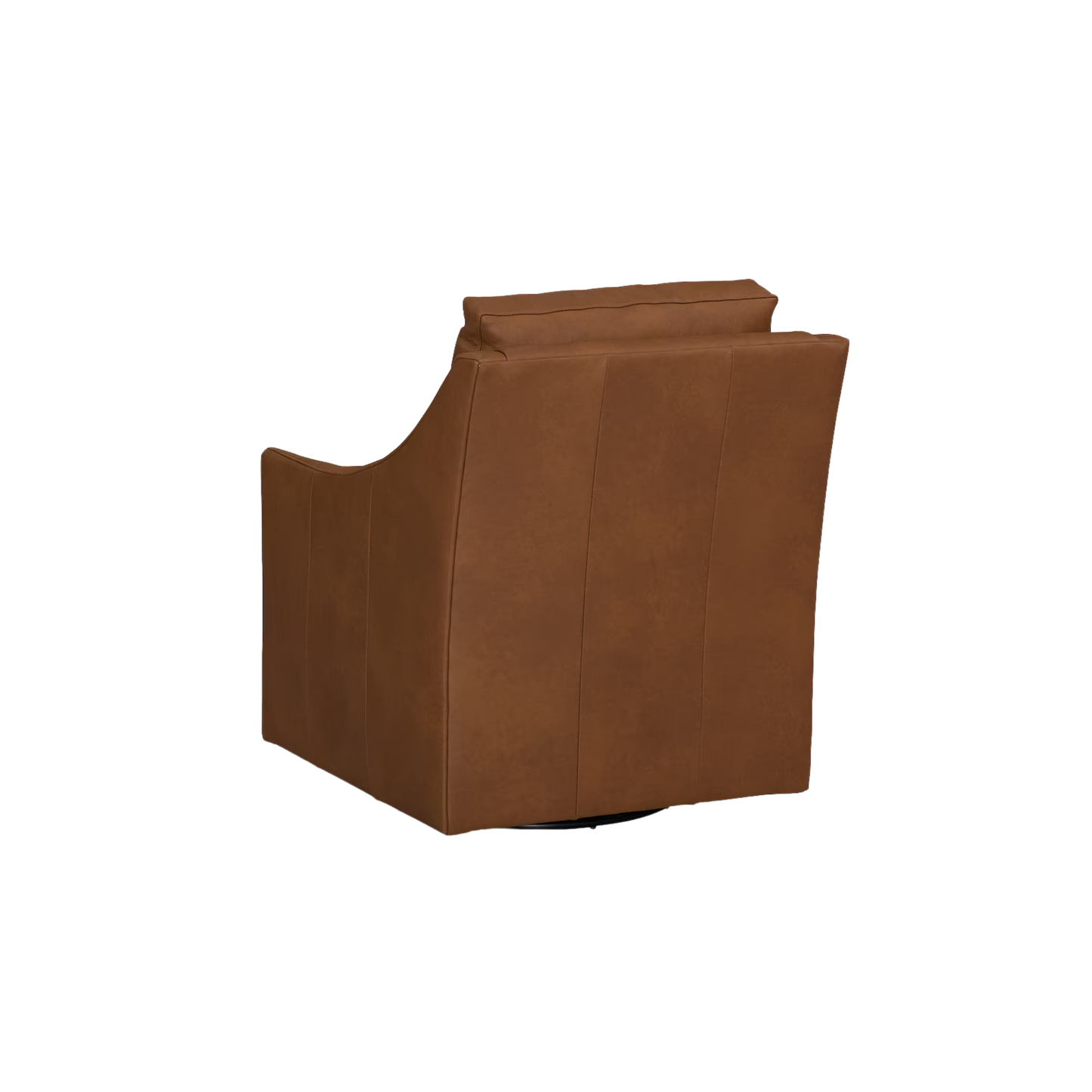 Sloan Leather Slope Arm Swivel Glider Chair - Custom - Chapin Furniture