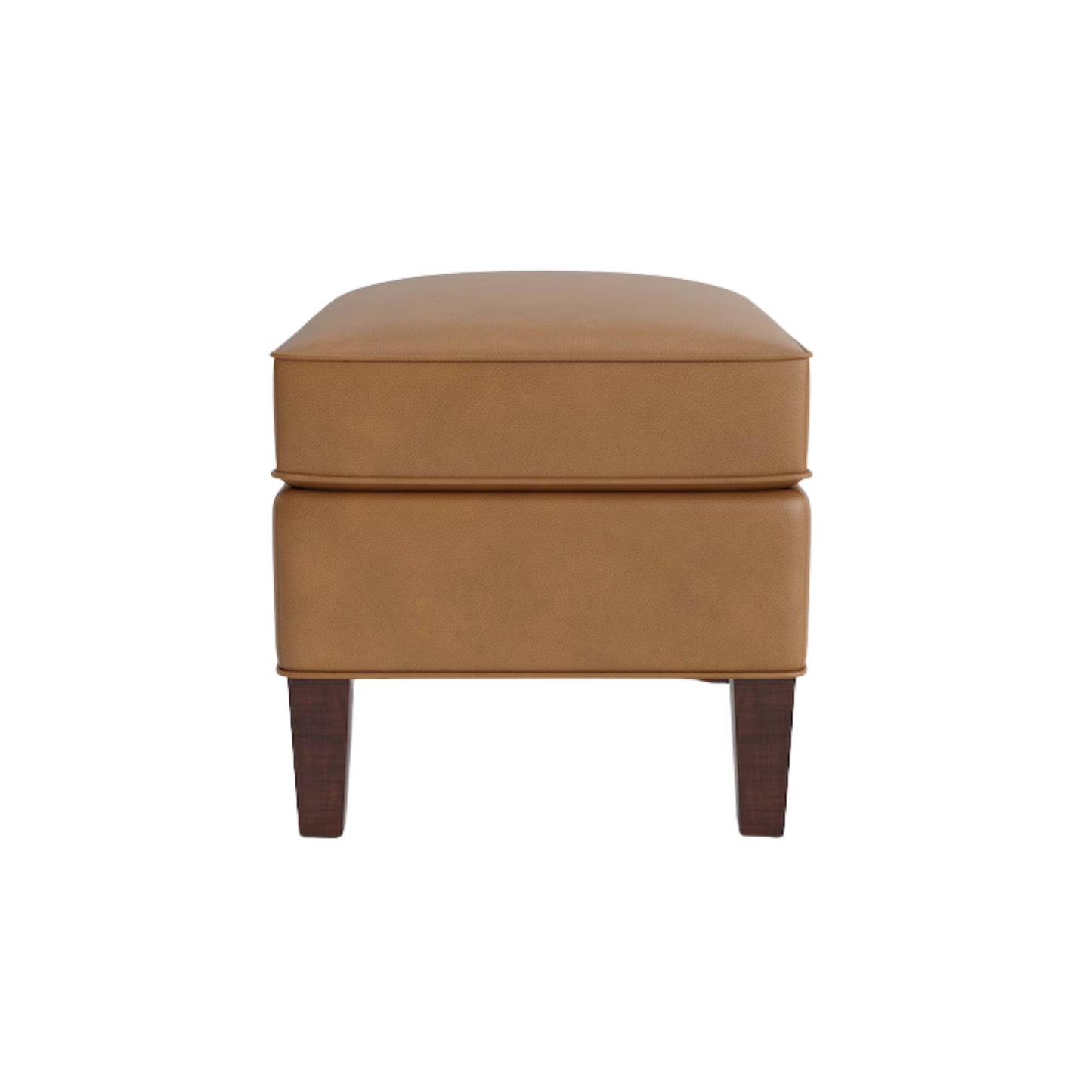 Kent Leather Ottoman - Custom - Chapin Furniture