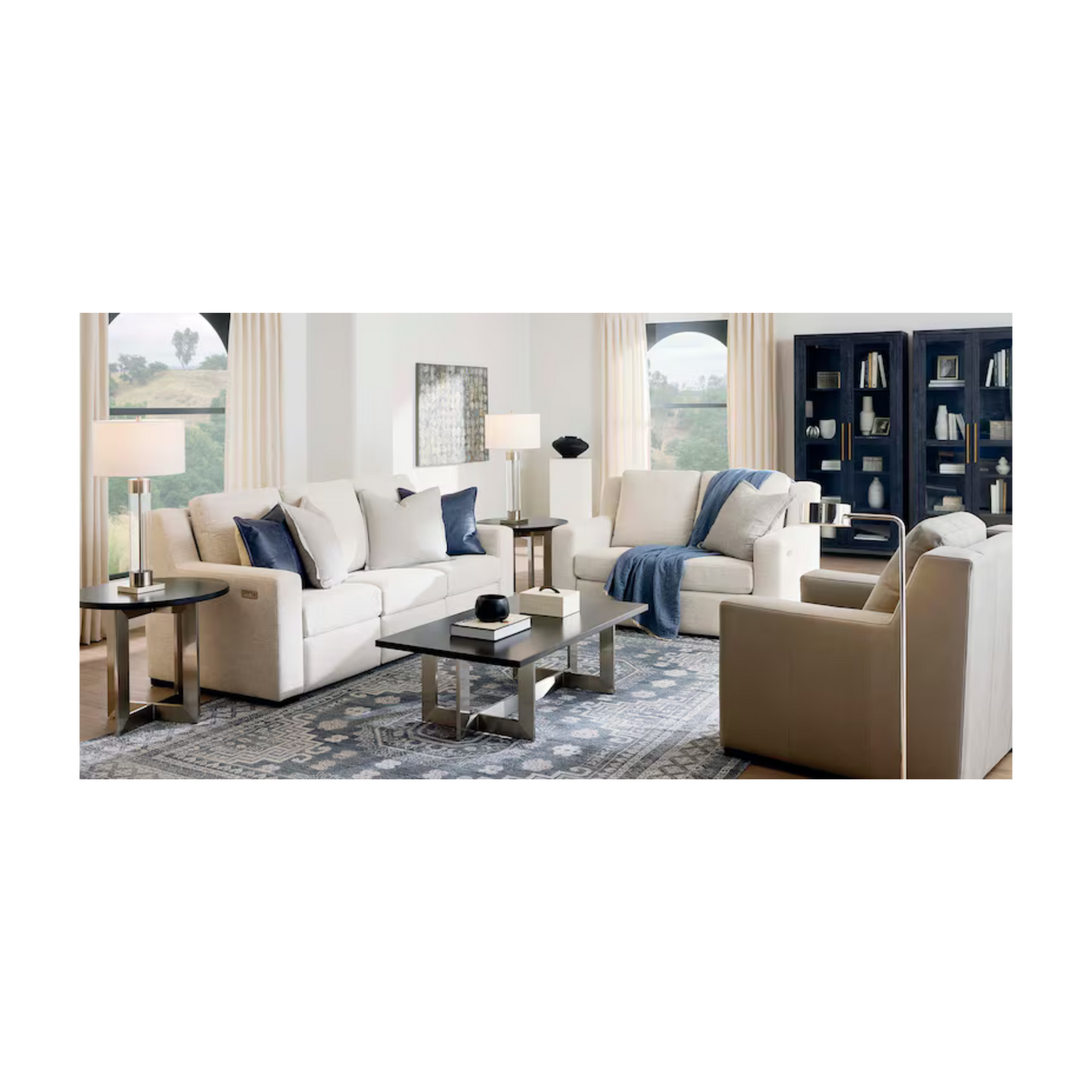 Foster Display Cabinet - Black - Chapin Furniture