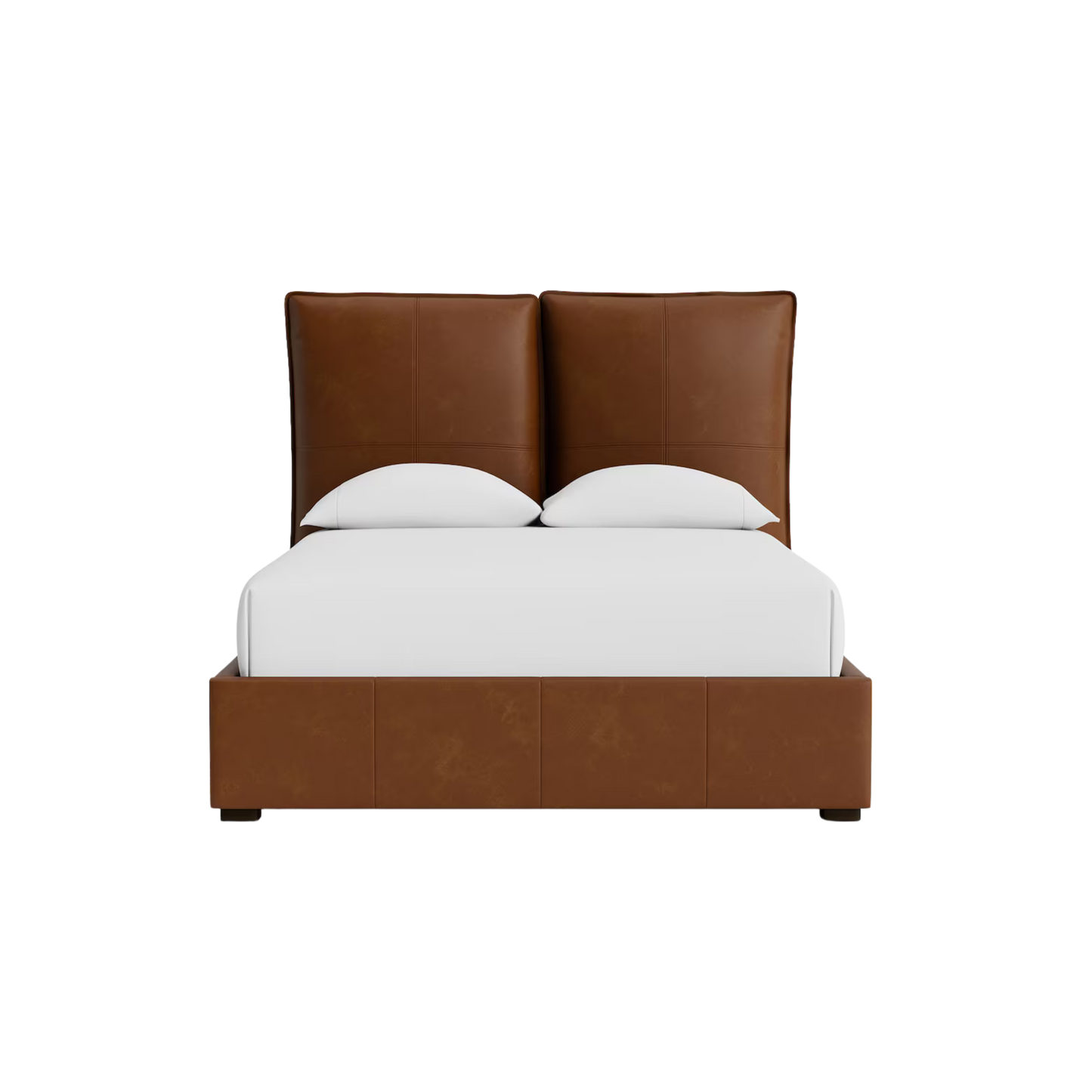 Greer Leather Upholstered Bed 48" - Custom - Chapin Furniture