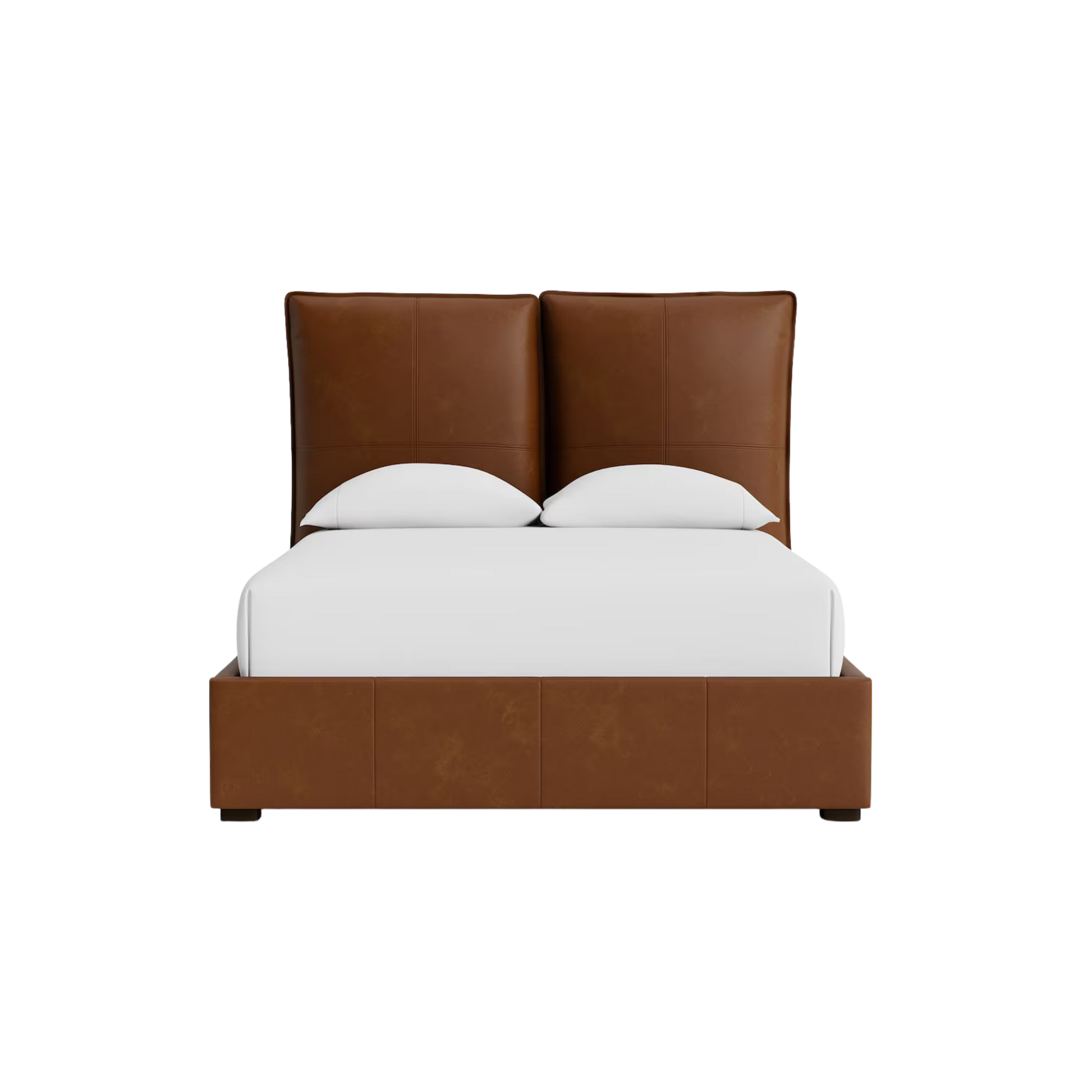 Greer Leather Upholstered Bed 48" - Custom - Chapin Furniture