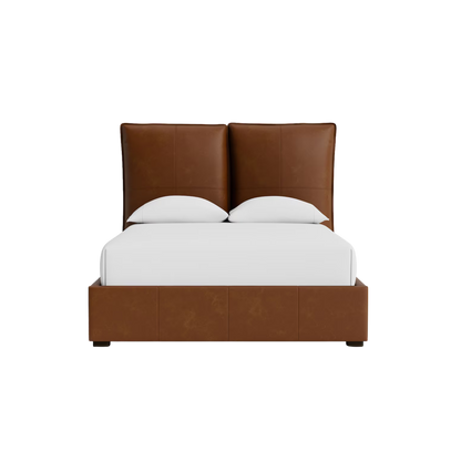 Greer Leather Upholstered Bed 48" - Custom - Chapin Furniture
