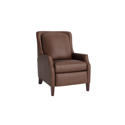 Kent Leather Slope Arm Power Recliner - Custom - Chapin Furniture