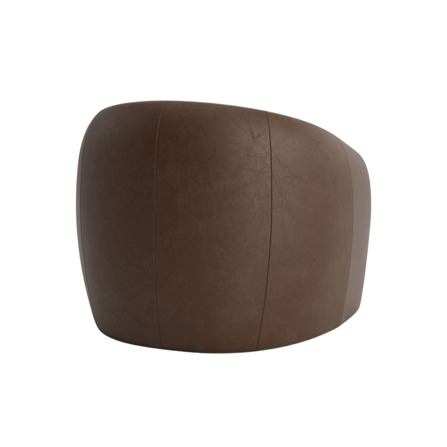 Garner Leather Barrel Swivel Chair - Custom - Chapin Furniture