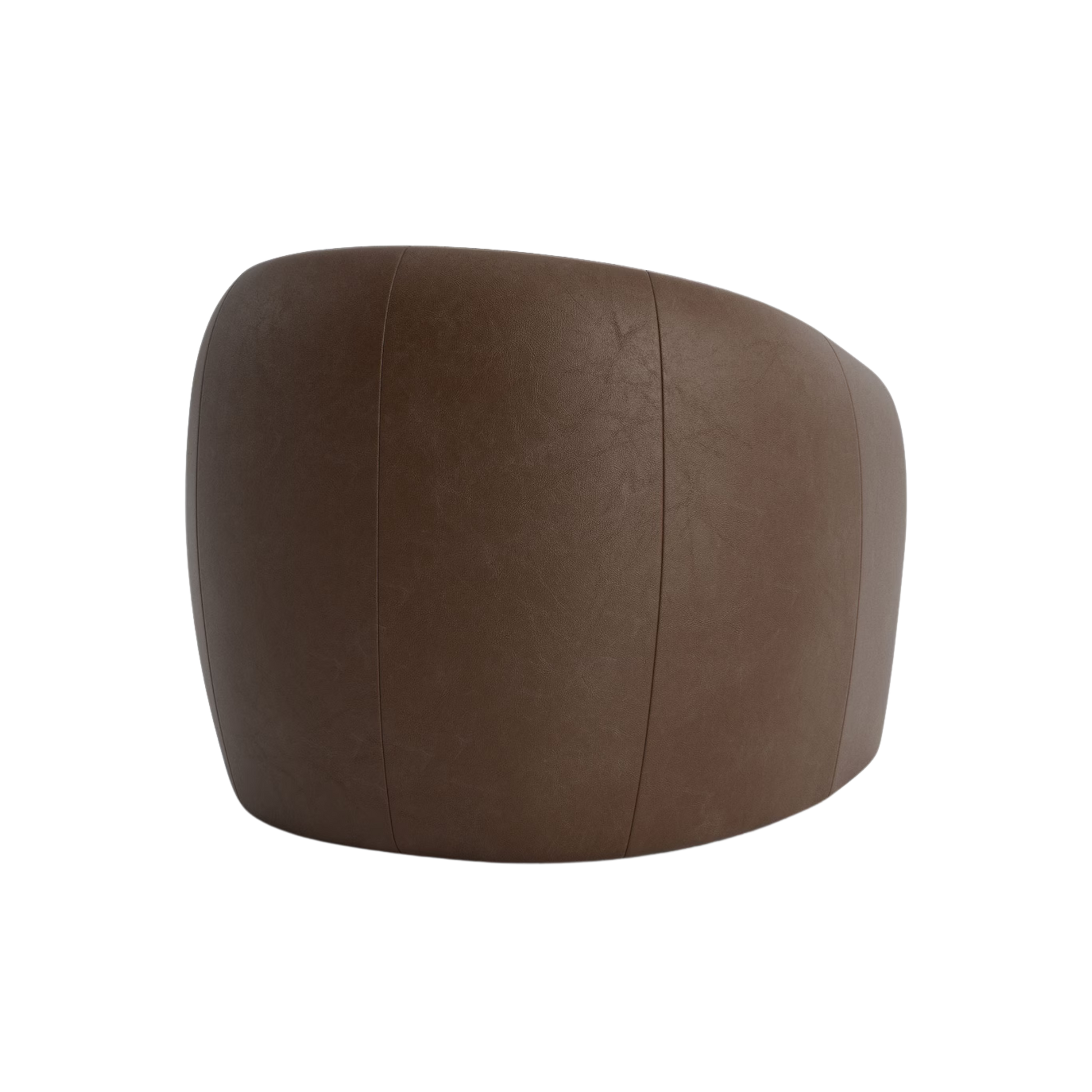 Garner Leather Barrel Swivel Chair - Custom - Chapin Furniture