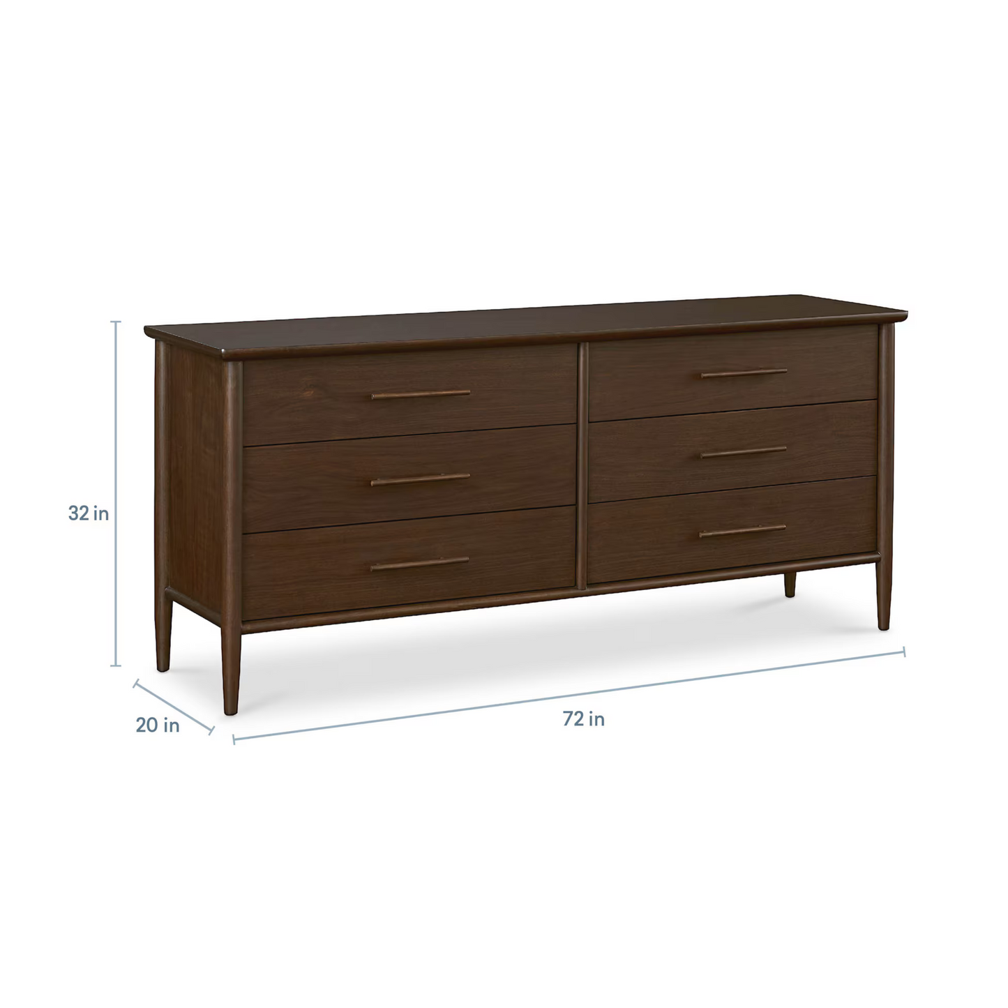 Copenhagen 6 Drawer Dresser - Chapin Furniture