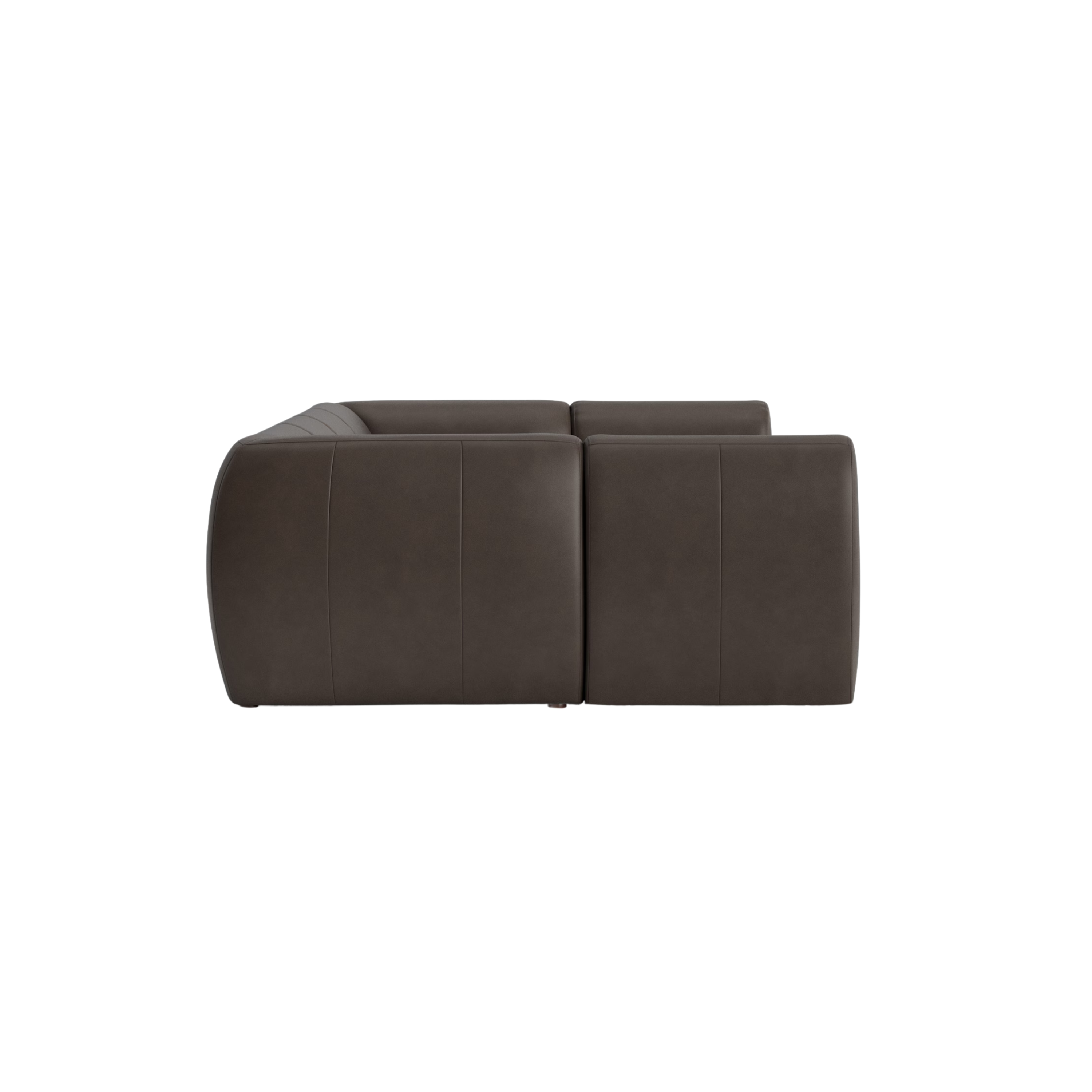 Clyde Custom Leather Modular Sectional Sofa