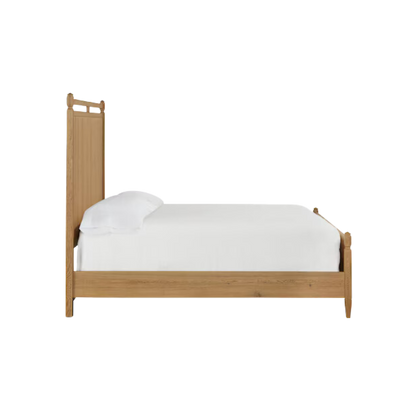 Surry Panel Bed Flaxen Oak - Queen - Chapin Furniture