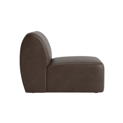 Clyde Leather Accent Chair - Custom - Chapin Furniture