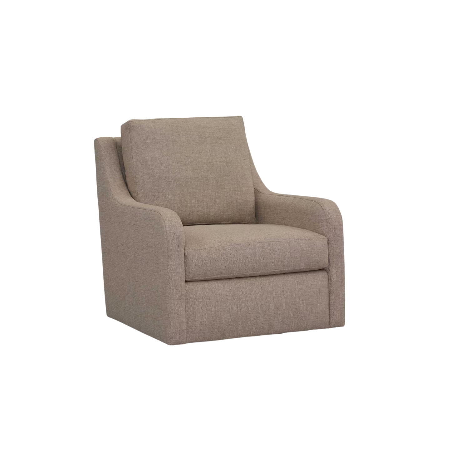 Scarlett Slope Arm Swivel Chair - Custom - Chapin Furniture