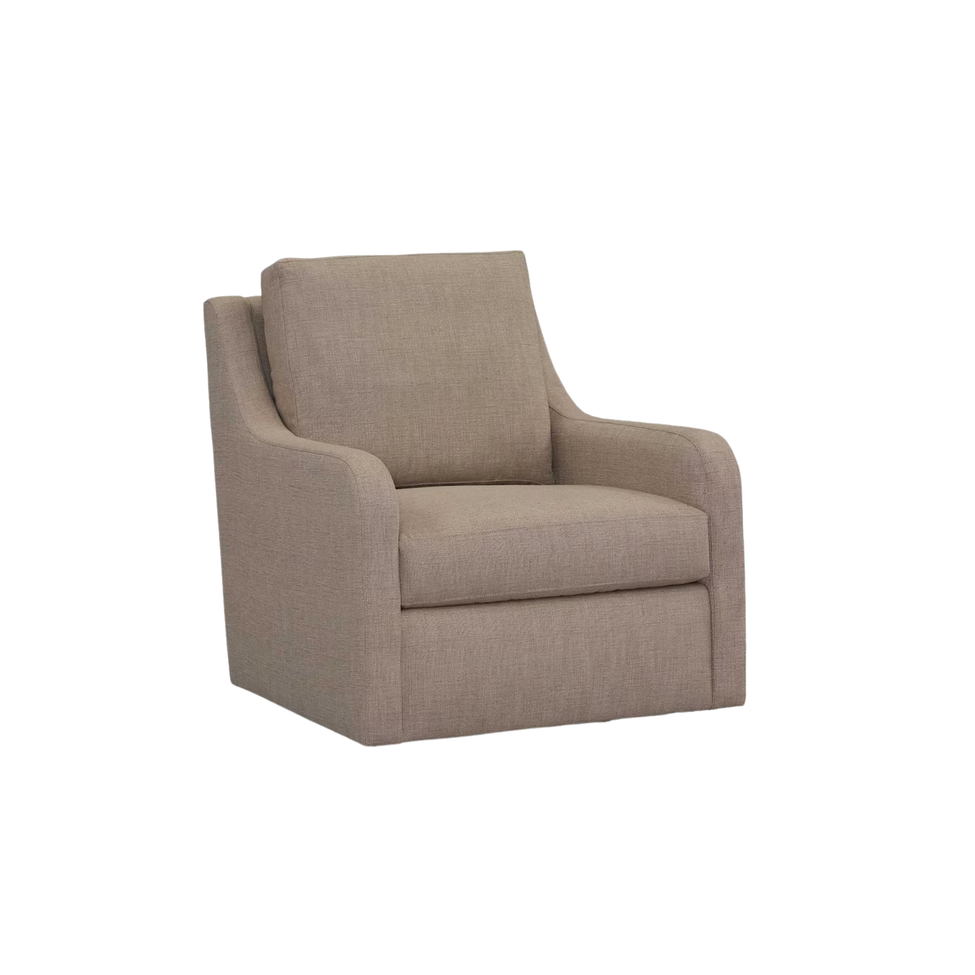 Scarlett Slope Arm Swivel Chair - Custom - Chapin Furniture