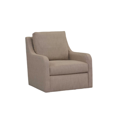 Scarlett Slope Arm Swivel Chair - Custom - Chapin Furniture