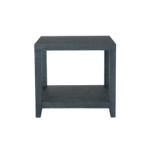 Ventura Raffia Square End Table - Pacific Blue - Chapin Furniture