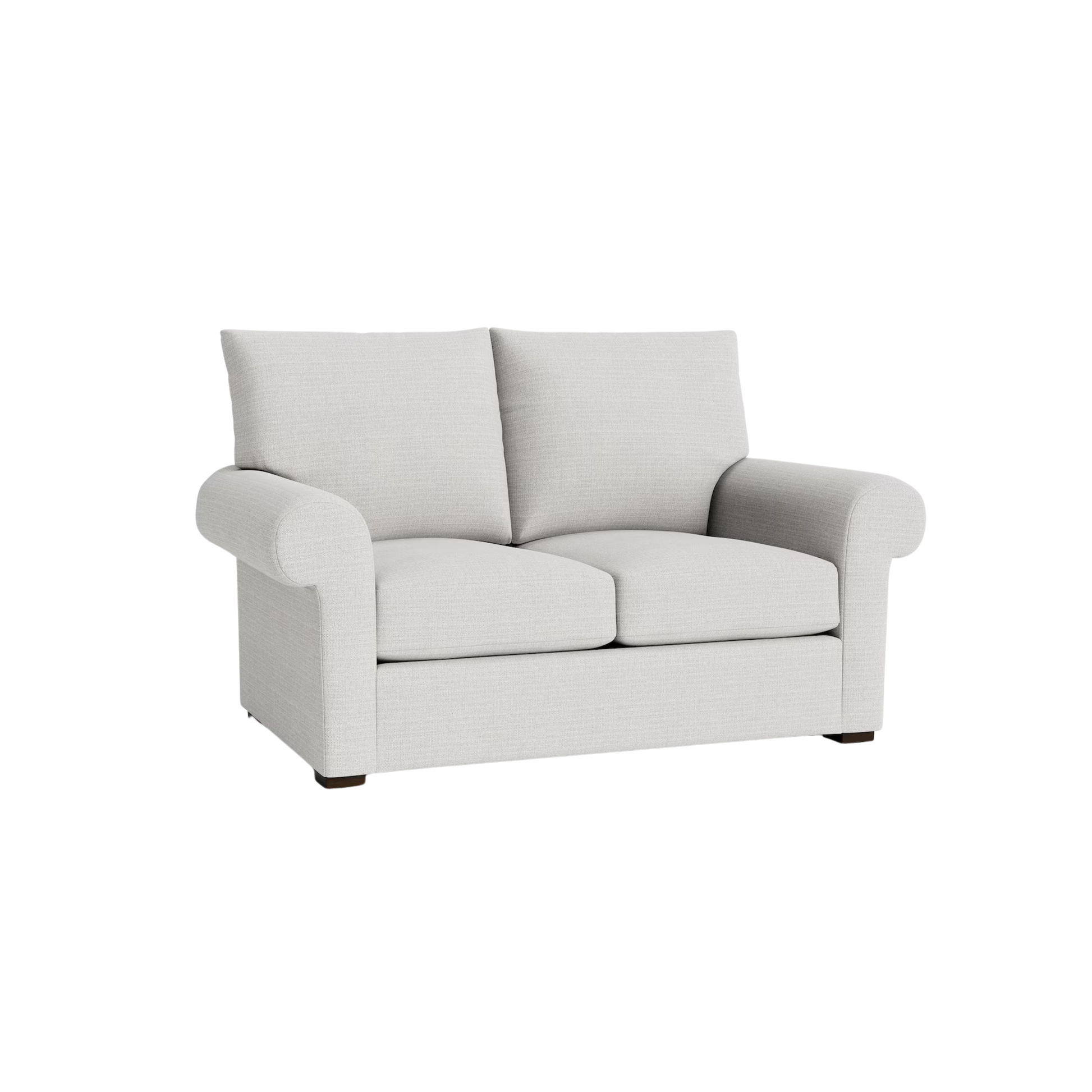 Hanover Roll Arm Loveseat - Cloud - Chapin Furniture