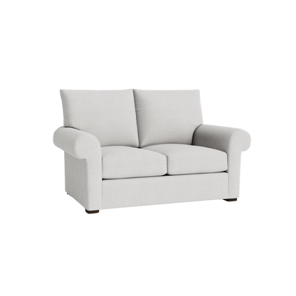 Hanover Roll Arm Loveseat - Cloud - Chapin Furniture