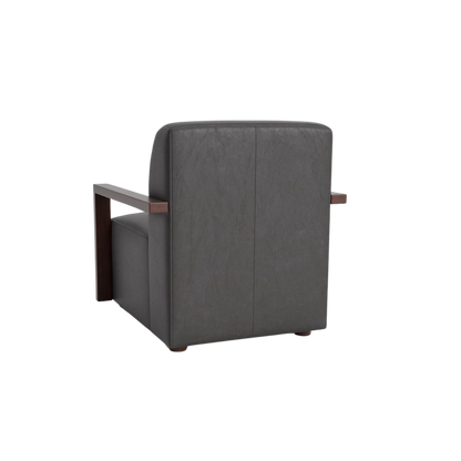 Creswell Leather Accent Chair - Custom - Chapin Furniture