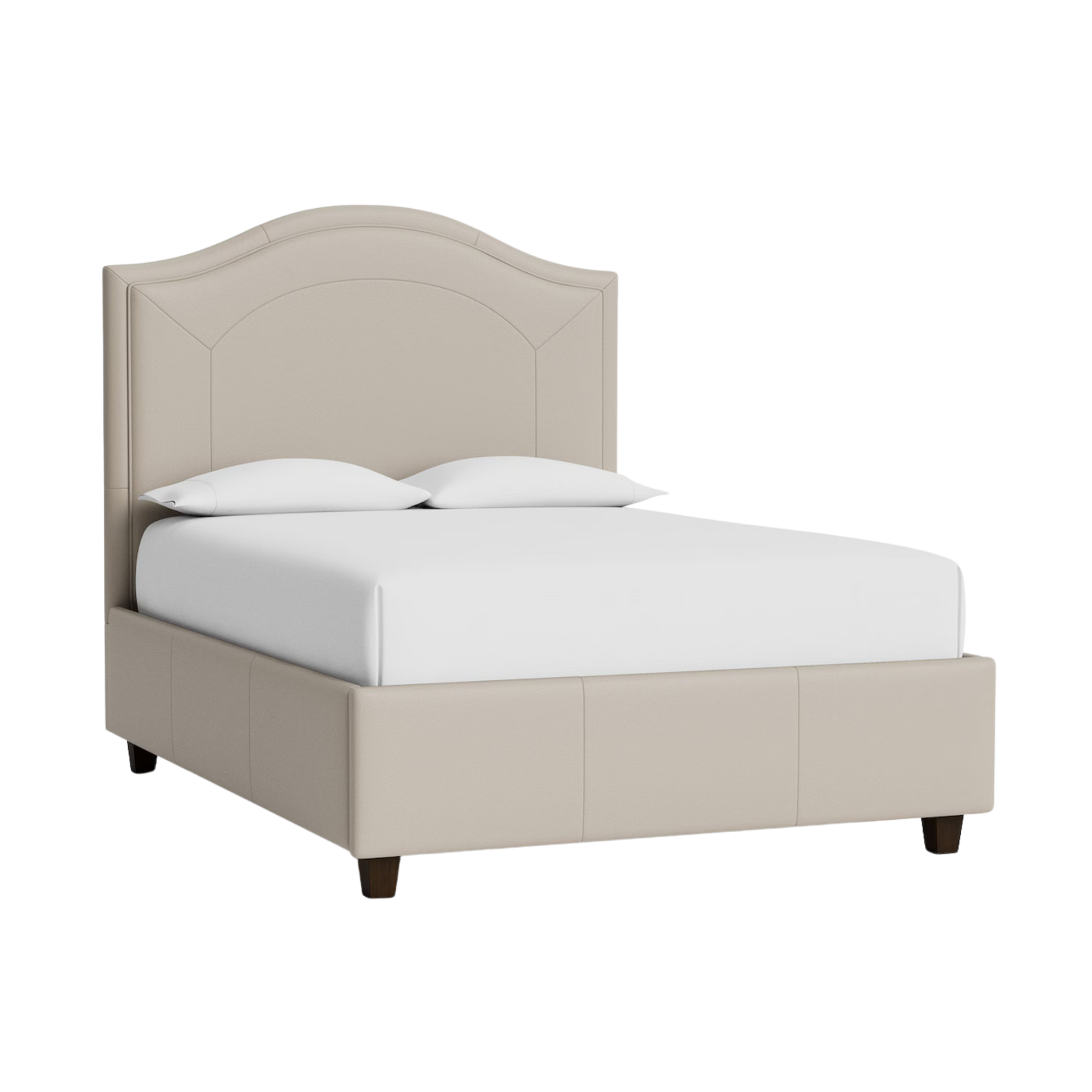 Vienna Leather Upholstered Bed - Custom - Chapin Furniture