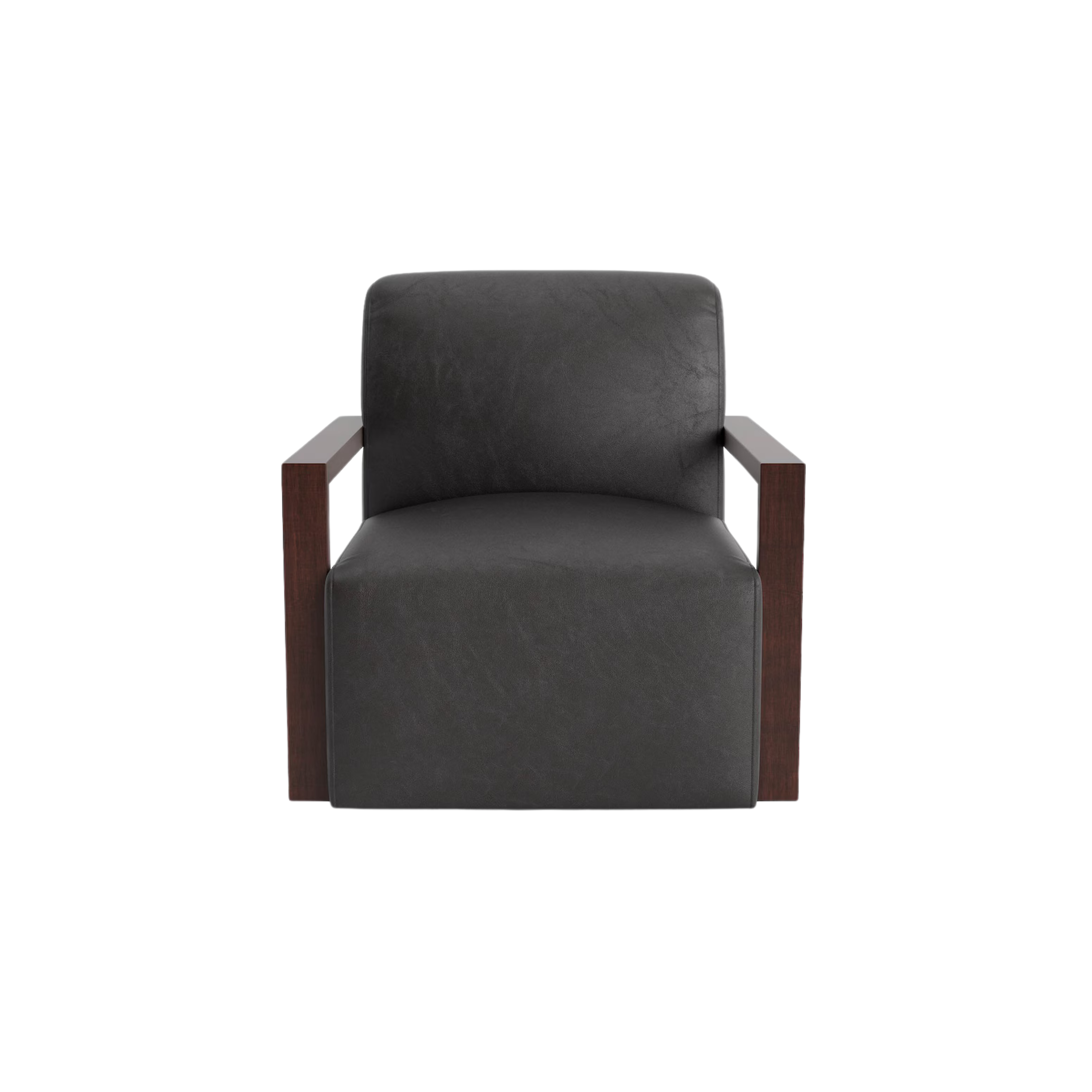 Creswell Wood Arm Swivel or Accent Chair - Thumbnail 4