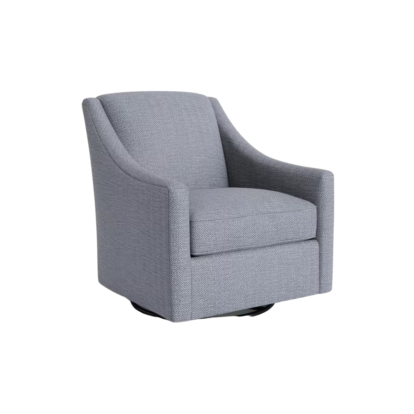 Corinna Slope Arm Swivel Chair - Custom - Chapin Furniture