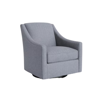 Corinna Slope Arm Swivel Chair - Custom - Chapin Furniture