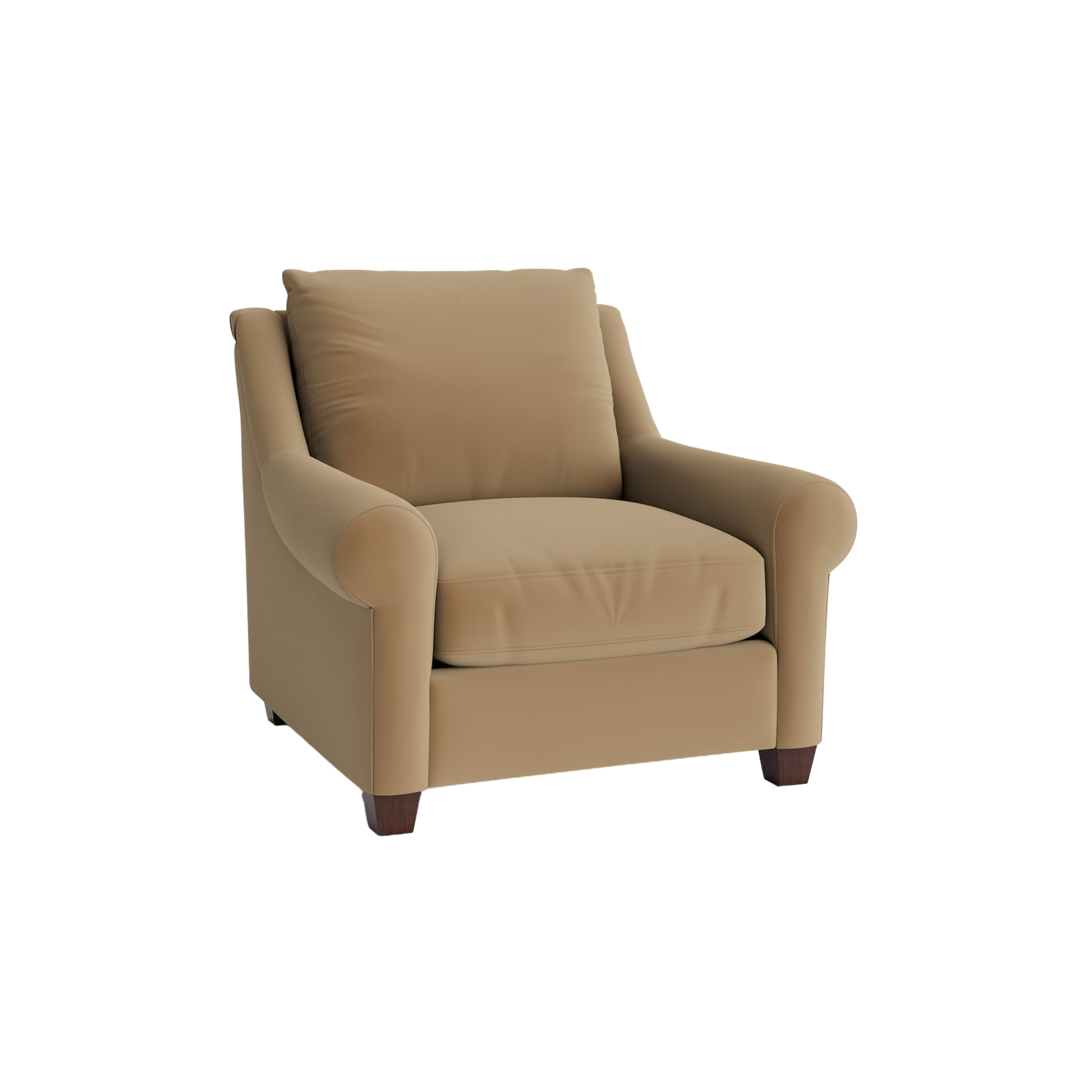 Ellery Roll Arm Chair - Custom - Chapin Furniture