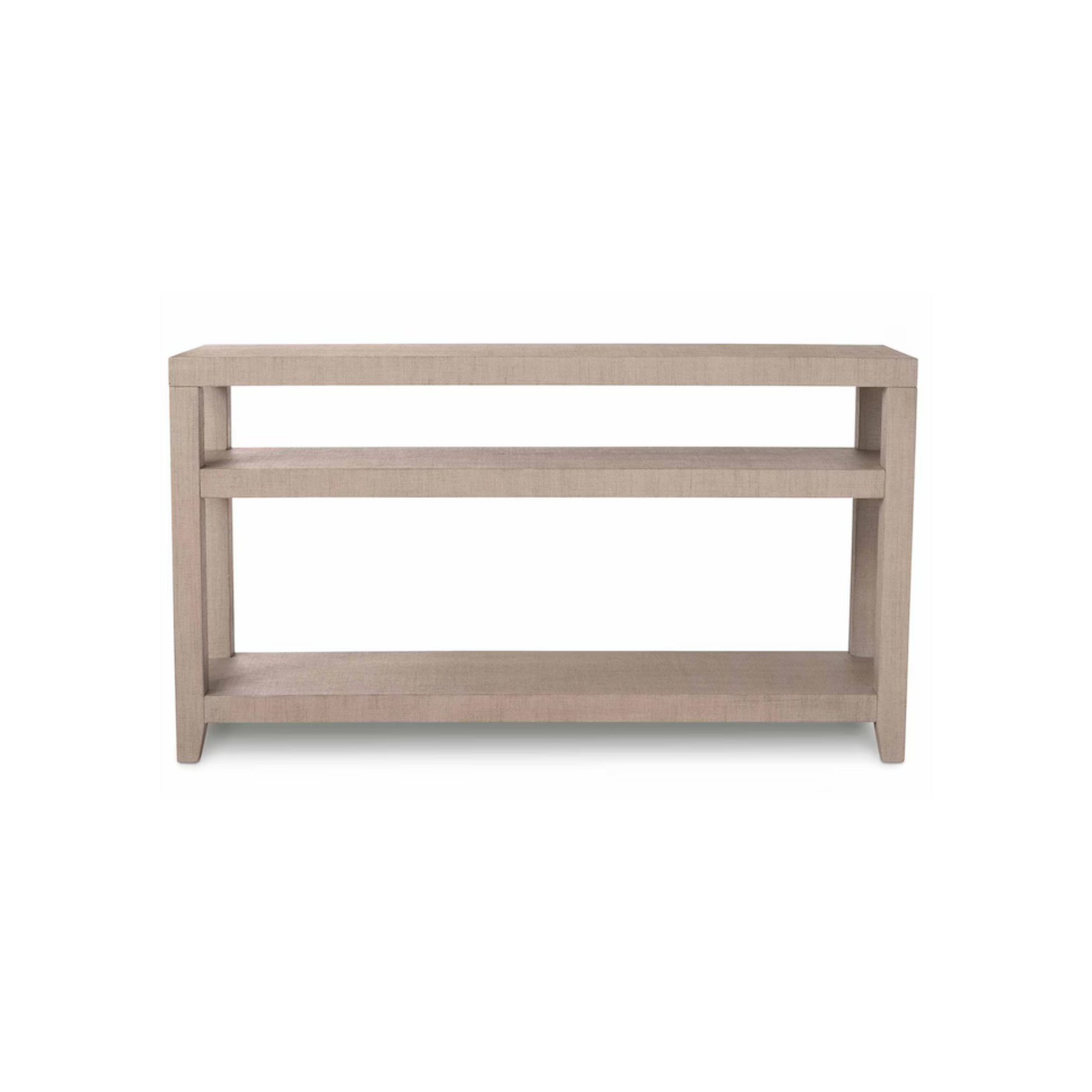 Ventura Raffia Console Table - Sand Grey - Chapin Furniture