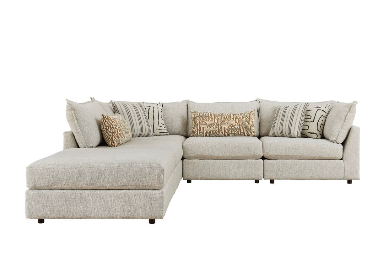 Durango Pewter Chaise Sectional - Thumbnail 2