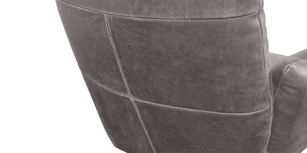 Ranlo Swivel Arm Chair- Tan Leather - Chapin Furniture