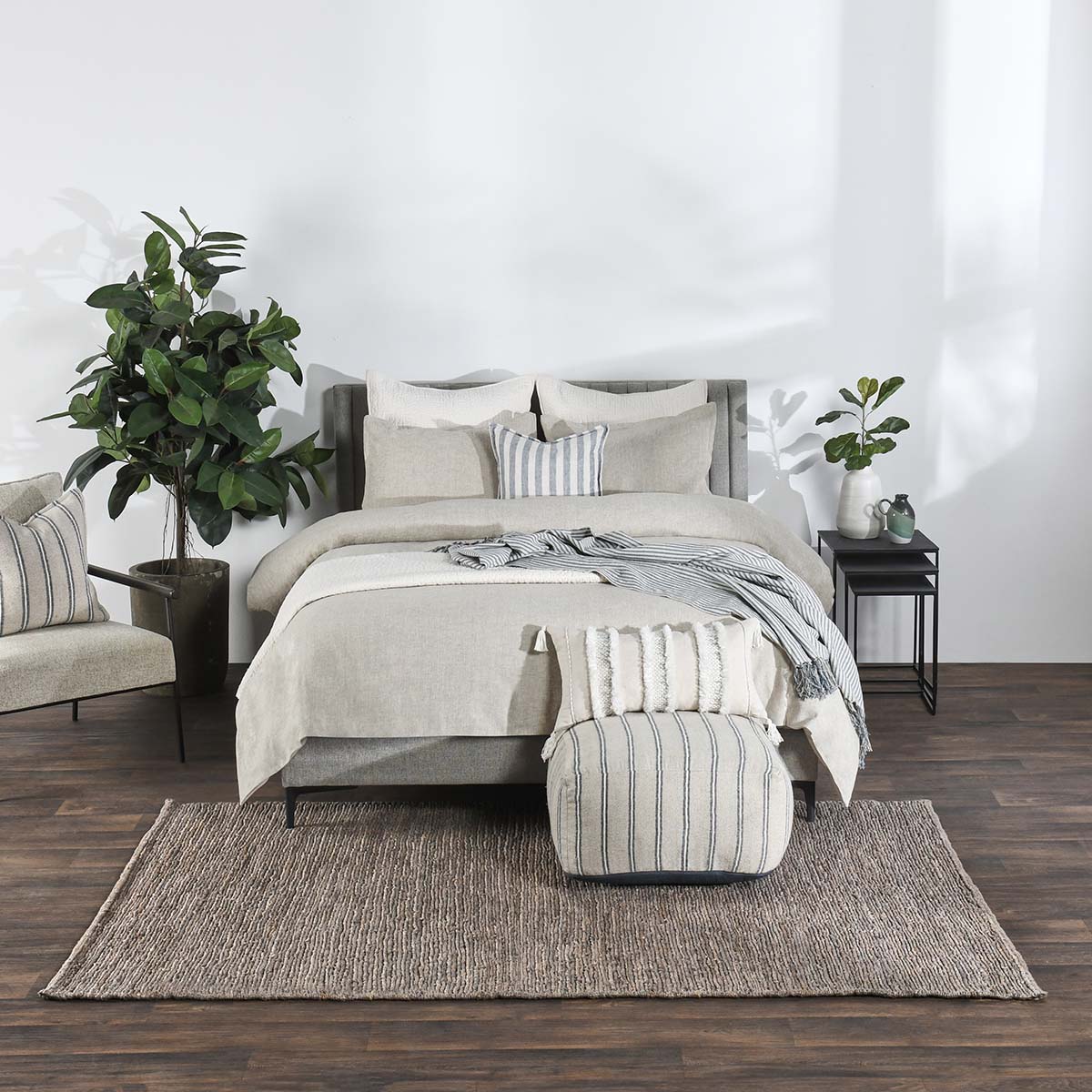 Soumak Jute Rug - Gray - Chapin Furniture